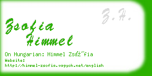zsofia himmel business card